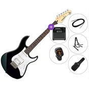 Yamaha Pacifica 012 SET 2 Black Elektricna gitara