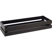 APS Superbox leseni zabojček, GN 2/4, črna, 105 mm, dolžina: 555 mm