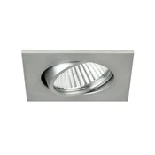 BRUMBERG Tirrel-S vgradno reflektorsko svetilo, kotno, mat aluminij - Dnevna soba/jedilnica - aluminij mat