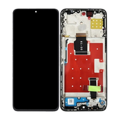 Honor X8a CRT-LX1 CRT-LX2 CRT-LX3 - LCD zaslon + steklo na dotik + okvir (Midnight Black) TFT