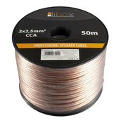 Libox LB0009-50 zvočniški kabel, 50 m, transparent