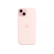 iPhone 15 Plus Silicone Case with MagSafe - Light Pink
