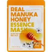 FarmStay Real Manuka Honey Essence Mask - Hranilna Obrazna Maska v Listu 1kom/23ml