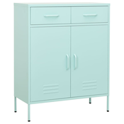 vidaXL omara za shranjevanje mint zelena 80x35x101,5 cm jeklo