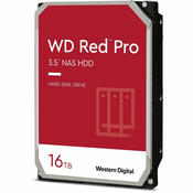 WESTERN DIGITAL Hard disk Red Pro 3.5, 16TB, 512MB, 7200 RPM, SATA 6 Gb/s