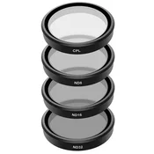 TELESIN Komplet 4 filtrov TELESIN CPL/ND8/ND16/ND32 za DJI Osmo Action 3/4/5