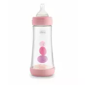 Chicco P5 flašica roze 4m+, 300ml