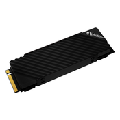 Verbatim Vi7000G SSD 4TB M.2 2280 PCIe Gen4 Internal solid-state modules with heat sink – Compatible with PlayStationTM 5