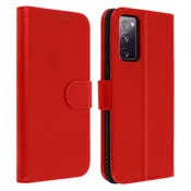 AVIZAR Folio Case Samsung Galaxy S20 FE z držalom za kartico - RDEČa, (20617079)