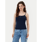 Tommy Jeans Top ESSENTIAL mornarska/rdeča/bela