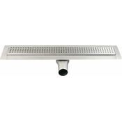 Odtok iz nerjavečega jekla MANUS QUADRO, vključuje rešetko, 850 x 130 x 55mm - Nerjaveče jeklo - 85.00 - 24 - 5.50 - Nerjaveče jeklo - Prostostoječe - 50.00 - Gelco - MANUS - 13.00 - 85x13x5,5 cm