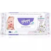 BELLA Baby Happy Sensitive vlažni čistilni robčki za otroke 56 kos