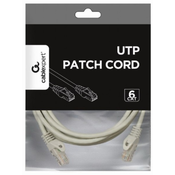 Gembird PP6U-CU-3M Mrezni kabl, CAT6 BAKARNI UTP Patch cord 3m grey