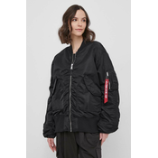 ALPHA INDUSTRIES Prehodna jakna CWU MA-1 črna
