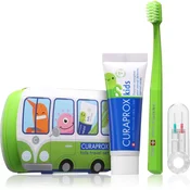 Curaprox Kids Travel Set potovalni set za kozmetiko za zobe, jezik in dlesni za otroke 1 kos
