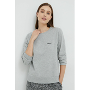 Gornji dio pidžame - majica dugih rukava Calvin Klein Underwear boja: siva