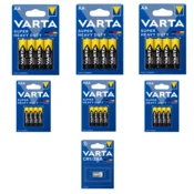 shumee Varta SHD Zn-C komplet baterij AAA 4x3, AA 4x3 in CR 1/2AA 3V litijeve x1