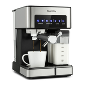 Klarstein Arabica Comfort, aparat za espresso, 1350W, 20 bara, 1,8 l, upravljacka površina osjetljiva na dodir