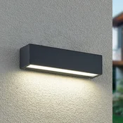 Arcchio LED-stenna svetilka Lengo, 25 cm, 1-žarilna, antracit, CCT - Sodobni - Aluminij