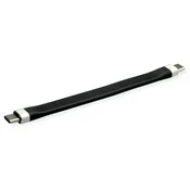 ROLINE Roline USB kabel USB 3.2 gen. 2 (USB 3.1 gen. 2) USB-C® vtič 0.11 m črna  11.02.9054, (20421615)