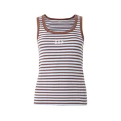 GAP Top svetlo modra / čokolada / bela