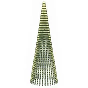 Vidaxl LED božično drevesce EKENAS 470 cm 1504 LED Toplo bela Jeklo