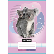 Nebulo: Spenjeno črtasto zvezek za 2. razred A5 16-32 Živalski - Koala