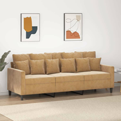 vidaXL vidaXL Trosed rjav 180 cm žamet, (20911092)