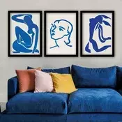 Wallity Set uramljenih slika 3SC_UN024616, 3 Dela