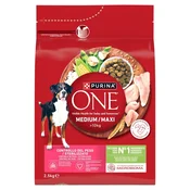 PURINA One Adult Medium/Maxi Weight Control/Sterilized Turkey with rice - suha pasja hrana - 2,5 kg
