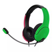PDP NINTENDO SWITCH WIRED HEADSET LVL40 PINK / GREEN