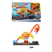 Mattel Hot Wheels City Lačna kobra napade picerijo – igralni komplet