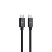 maXlife Maxlife MXUC-12 kabel USB-C na USB-C 2m, 100W, crni