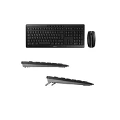 Cherry Stream Desktop komplet bežicni crni, miš i tipkovnica