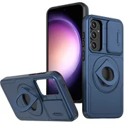 GS Oklepni ovitek za Samsung Galaxy A54 za MagSafe, CamShield Magnet, moder