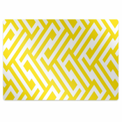Decormat Podloga za pisarniški stol Yellow strap 140x100 cm 2 cm