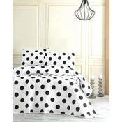 Lessentiel Maison Komplet posteljine Point, 160x220 cm, Crno-beli