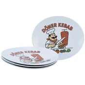 Creatable KROŽNIK ZA ŽAR Gourmet weiß 30 cm