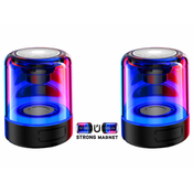 Xwave DANCER mini Bluetooth zvucnici par TWS/v5.0/EDR/10W/8oma/AUX/Color 360