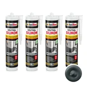 IsolBau Nevtralni silikon antracit Nevtralni silikon 4 x 300 ml