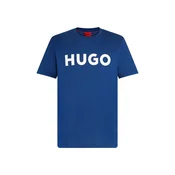 HUGO Majica Dulivio modra/bela