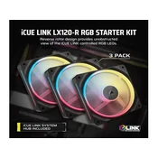 Kuler za PC CORSAIR iCUE LINK LX120-R/RGB/120mm/triple fan kit/crna