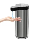 INF Brezkontaktni avtomatski dozirnik mila iz nerjavečega jekla - temno siv, 400 ml polnilni senzor z USB-jem, (5000248992)