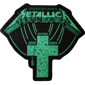 Metallica Master Of Puppets Green Cross Našitek za šivanje