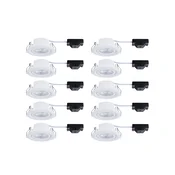 Paulmann vgradni reflektor FIXEDLED, bel, 8 cm, 830, vklop/izklop, 10-kratni - Dnevna soba/jedilnica - Sodobni - Plastika