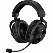 Slušalice Logitech G Pro X 2 Lightspeed, bežične, gaming, mikrofon, over-ear, PC, PS4, PS5, Switch, crne 981-001263