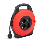 Delight bubanj za kabel s kabelom od 10 m, 2x USB, 3 x 230 V, 3x1,5 mm2, IP20 20239
