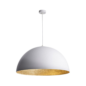 Luster na sajli SFERA 1xE27/60W/230V O 35 cm bela/zlatna
