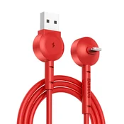 BASEUS Maruko Lightning kabel CALQX-09 2.1A rdeč