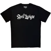 Avril Lavigne Logo Mono Black XL Majica